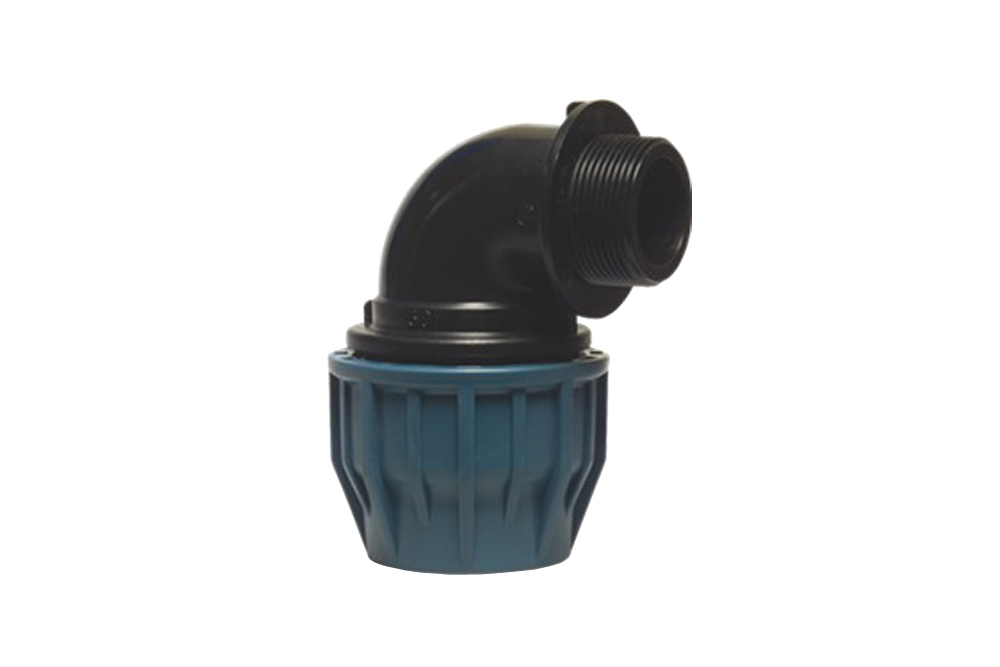 Kolano do rur PE 20x1/2" GZ 90° PN16
