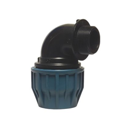 Kolano do rur PE 50x6/4" (1.1/2) GZ 90° PN16