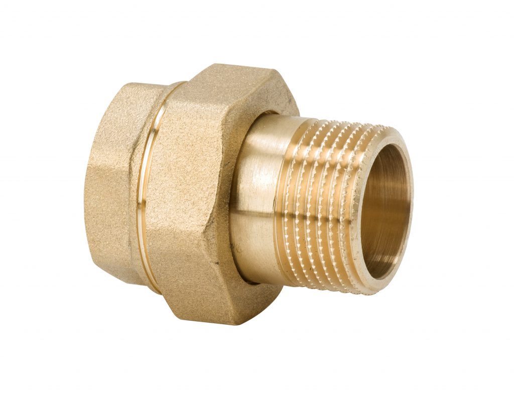 Śrubunek mosiężny oring 3/8" prosty