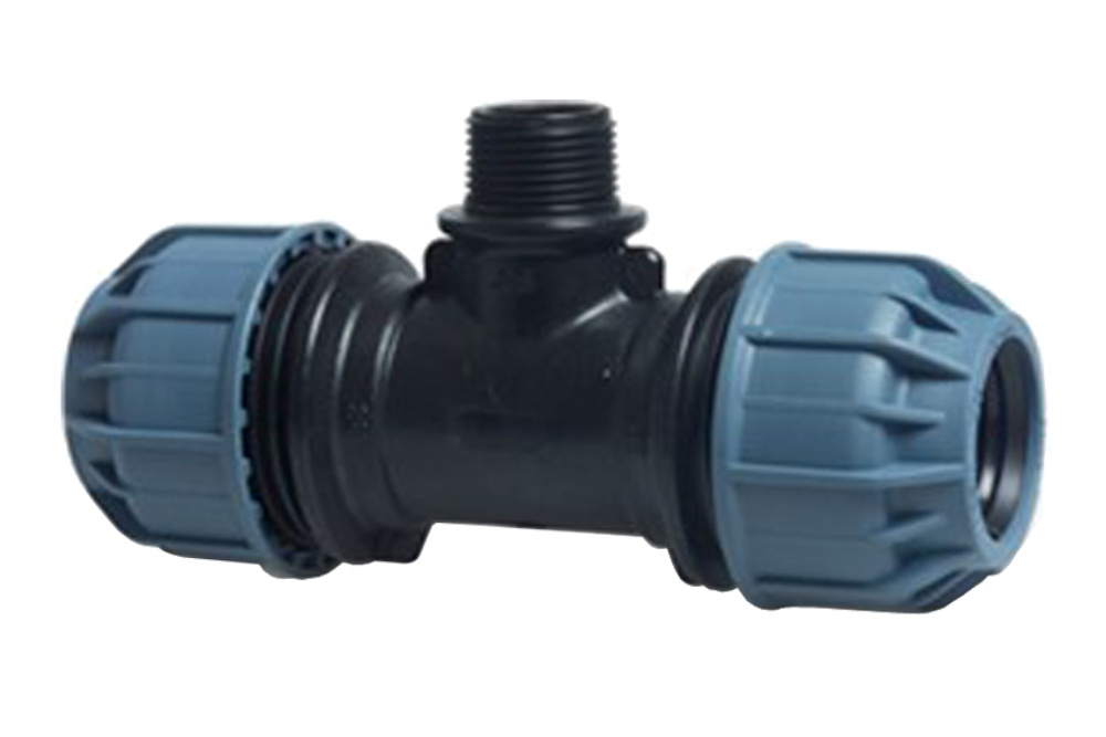 Trójnik do rur PE 63x2"x63 GZ PN10