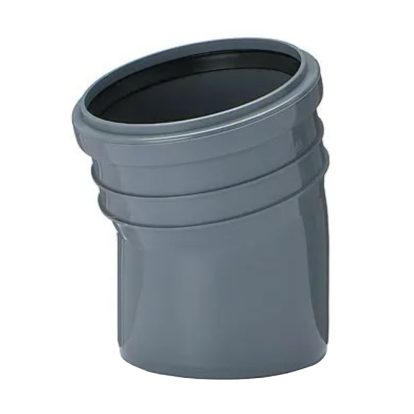 Kolano kanalizacyjne PCV PP 110x15°