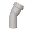 Kolano kanalizacyjne 40/15° PCV PP