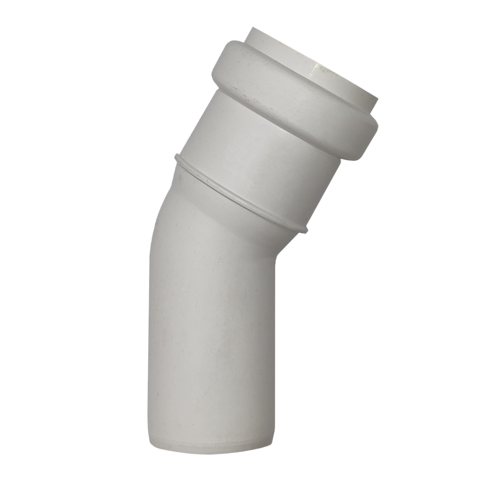 Kolano kanalizacyjne 40/30° PCV PP