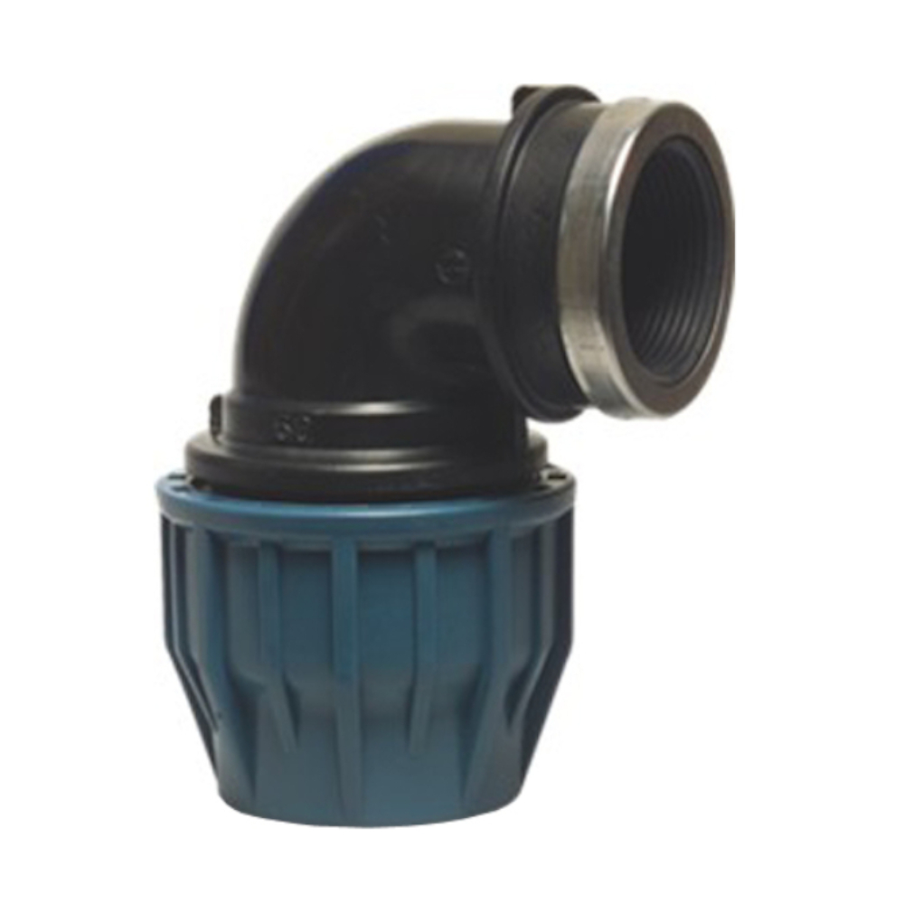 Kolano do rur PE 32x3/4" GW 90° skręcane do wody PN16