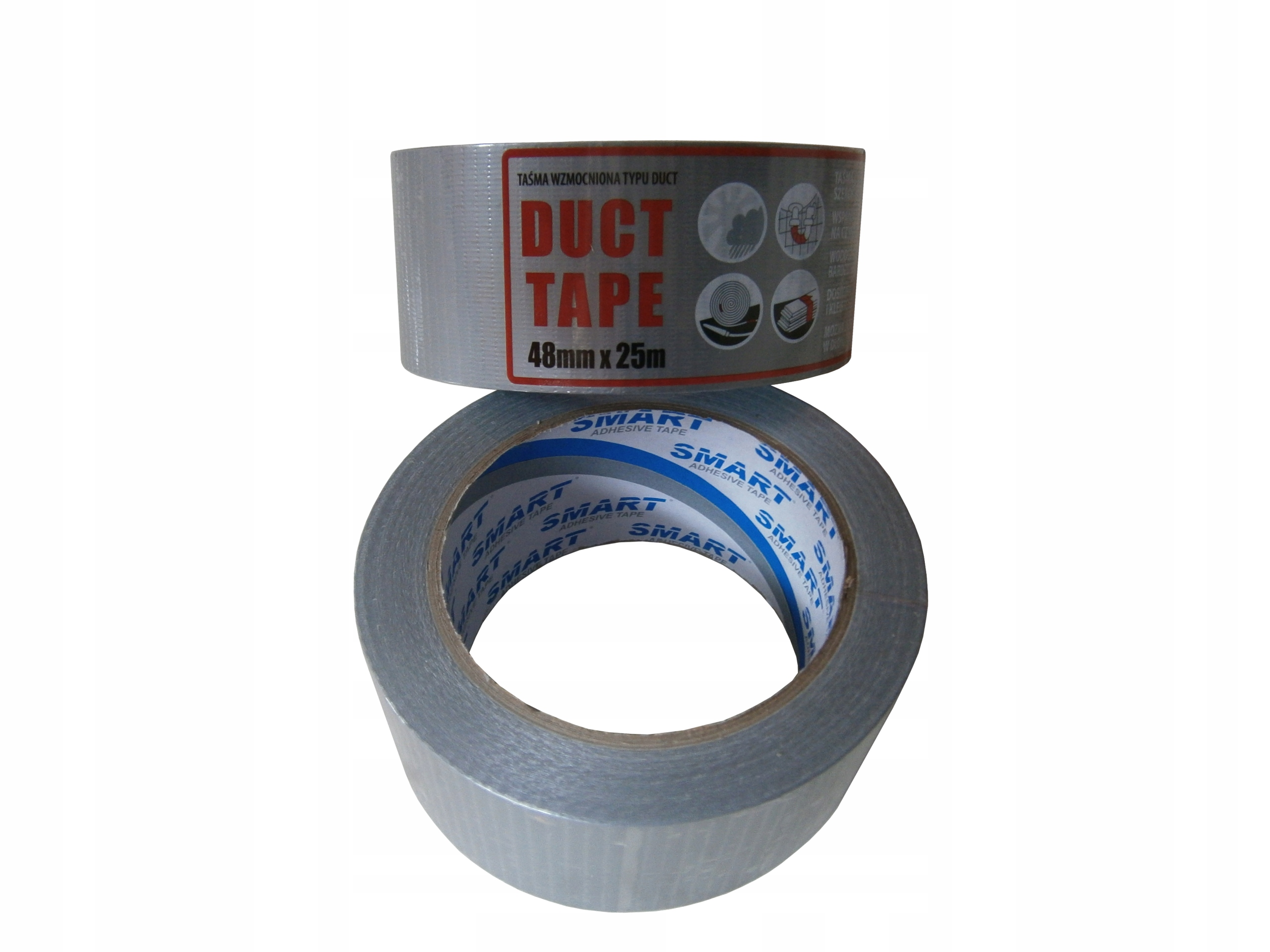 Taśma naprawcza DUCT srebrna 48 x 25 m