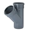 Trójnik kanalizacyjny PCV 110/110x45°