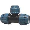 Trójnik redukcyjny do rur PE 63x32x63 mm skręcany do wody PN16
