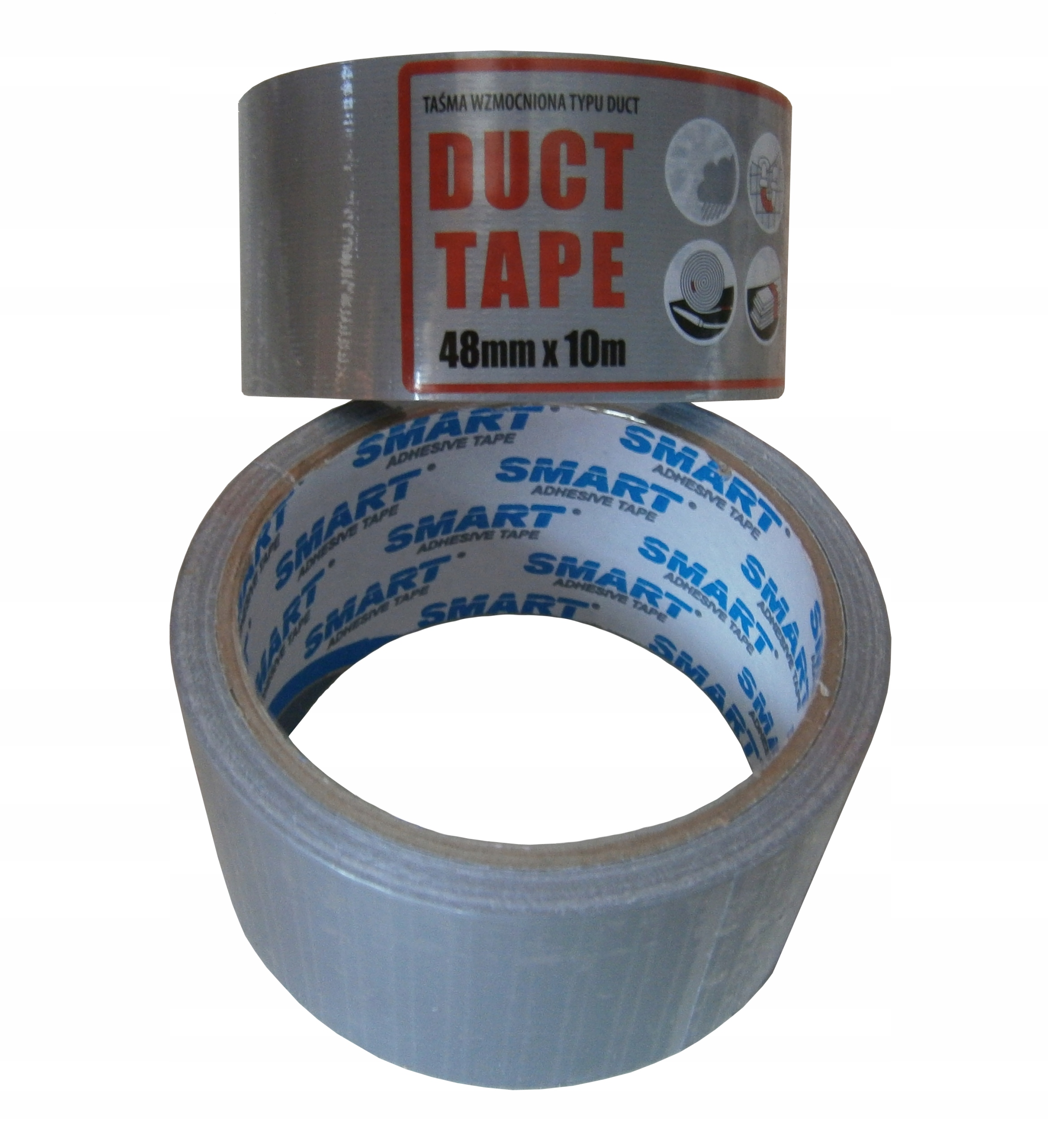 Taśma naprawcza DUCT srebrna 48 x 10 m