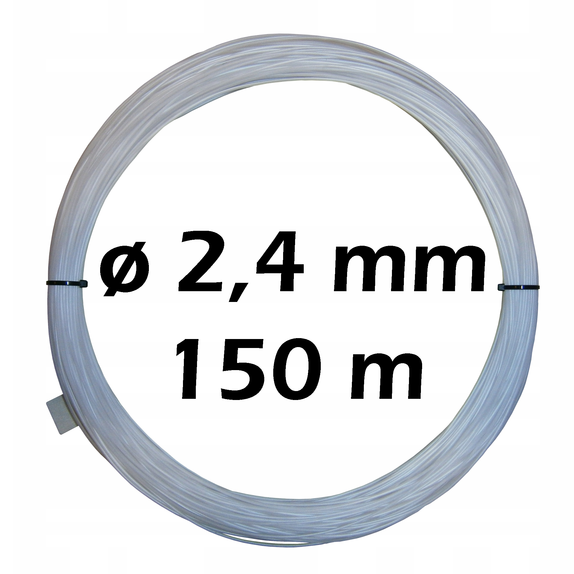 Żyłka gospodarcza techniczna studniarska do mocowania filtrów 2,4 mm 150m