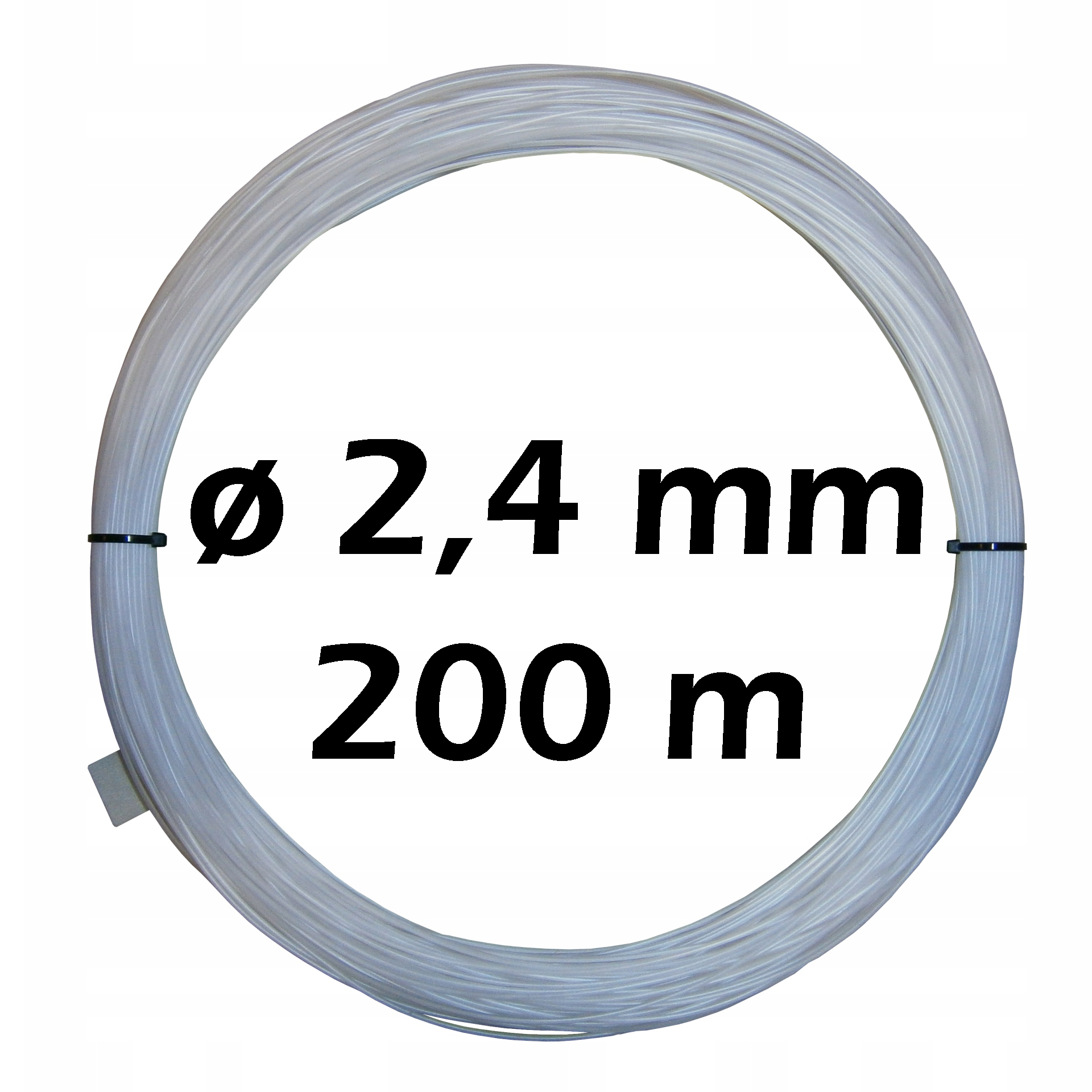 Żyłka gospodarcza techniczna studniarska do mocowania filtrów 2,4 mm 200m