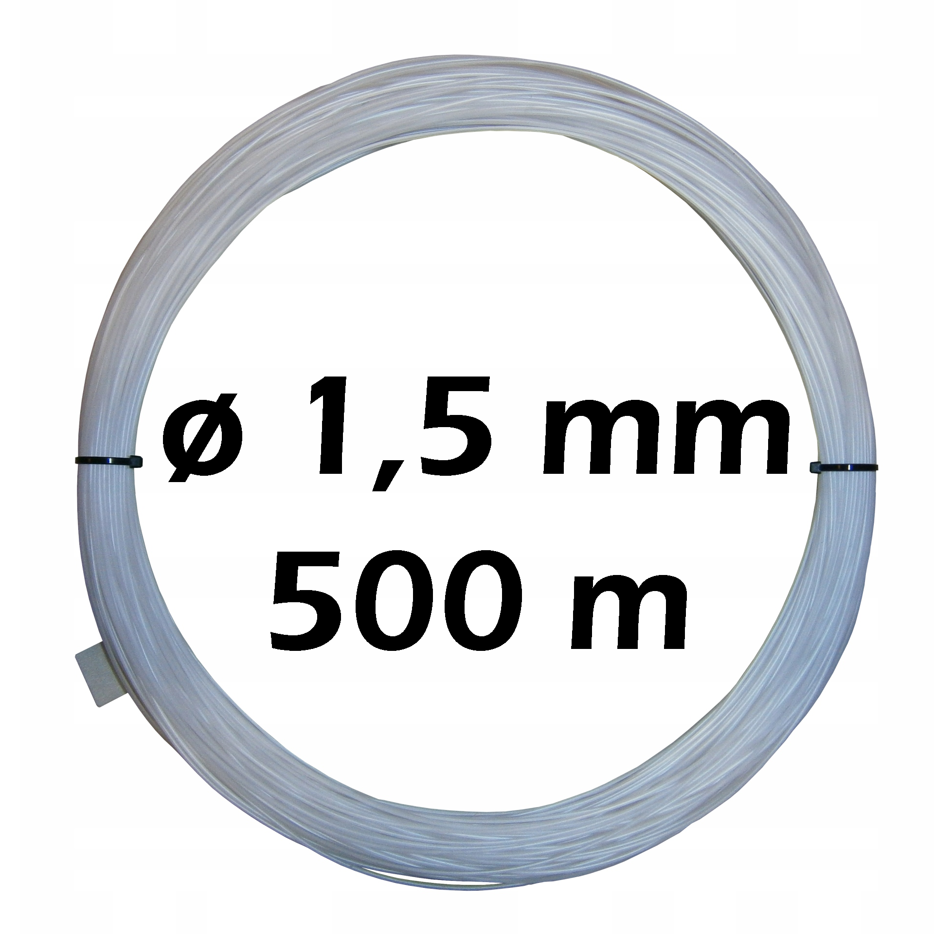 Żyłka gospodarcza techniczna studniarska do mocowania filtrów 1,5 mm 500m